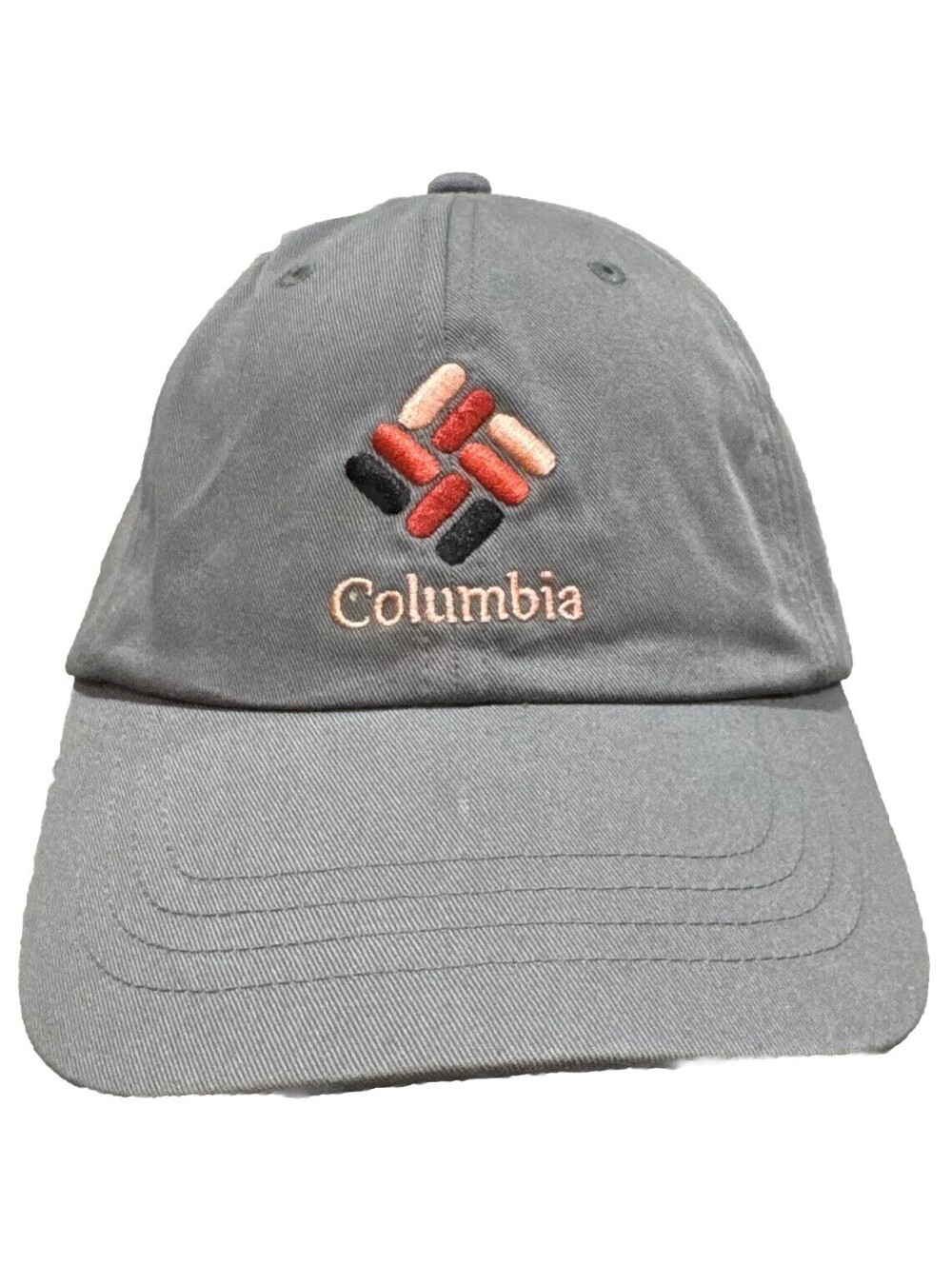 Columbia Sportswear Outdoor Apparel Hiking Trail Running Gray Baseball Cap